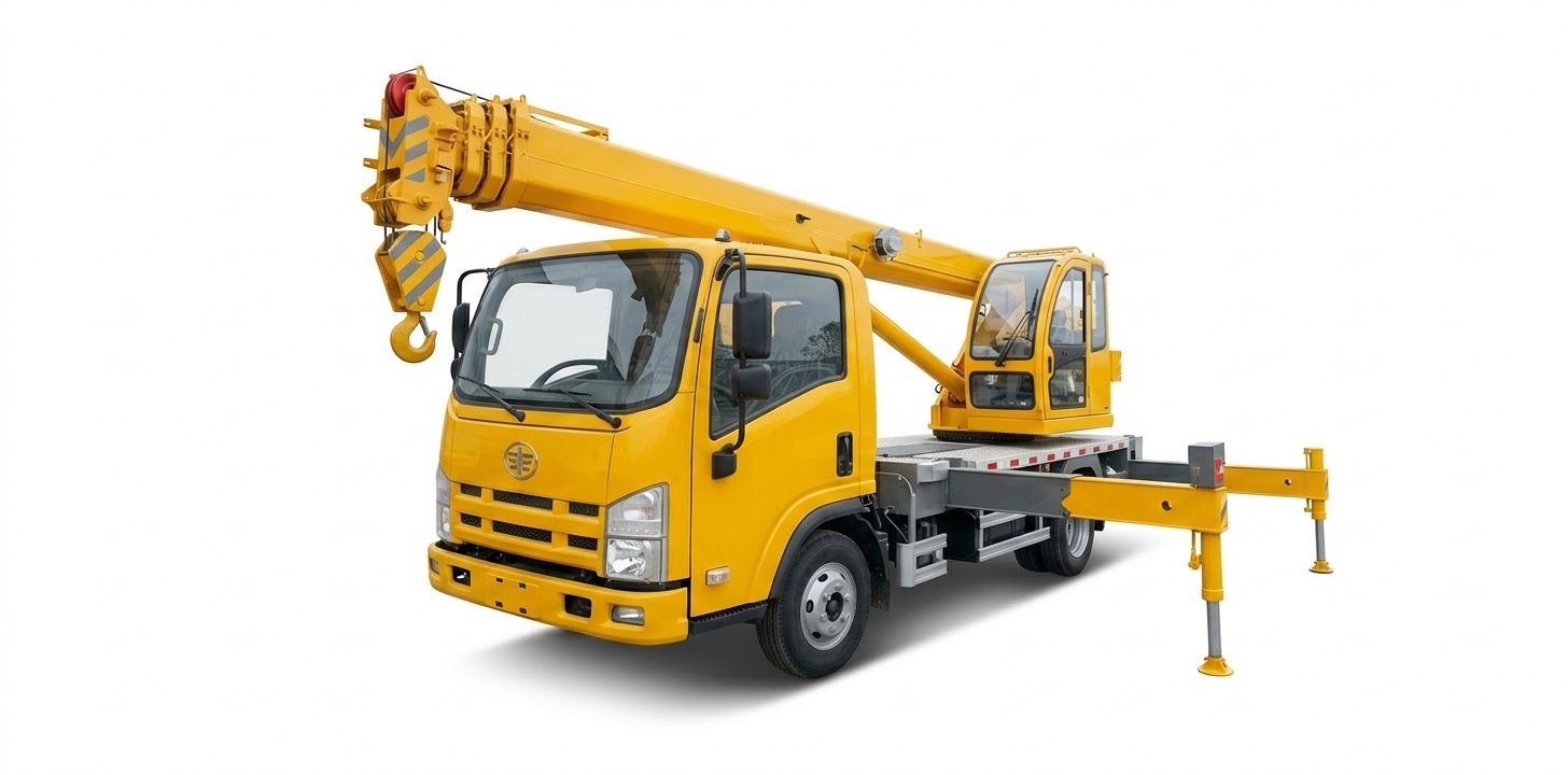 JQCM 5-Ton Faw Jiefang Mobile Truck Crane
